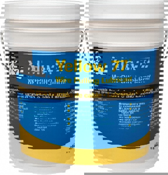 1 Gallon Pail, Yellow Wire Pulling Lubricant Wax